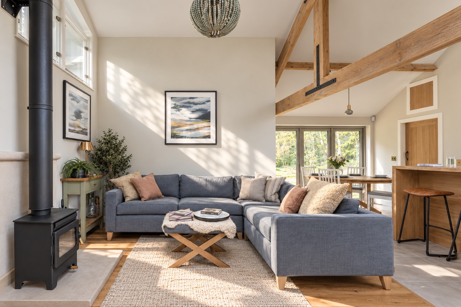The Old Workshop living space